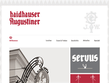 Tablet Screenshot of haidhauser-augustiner.de